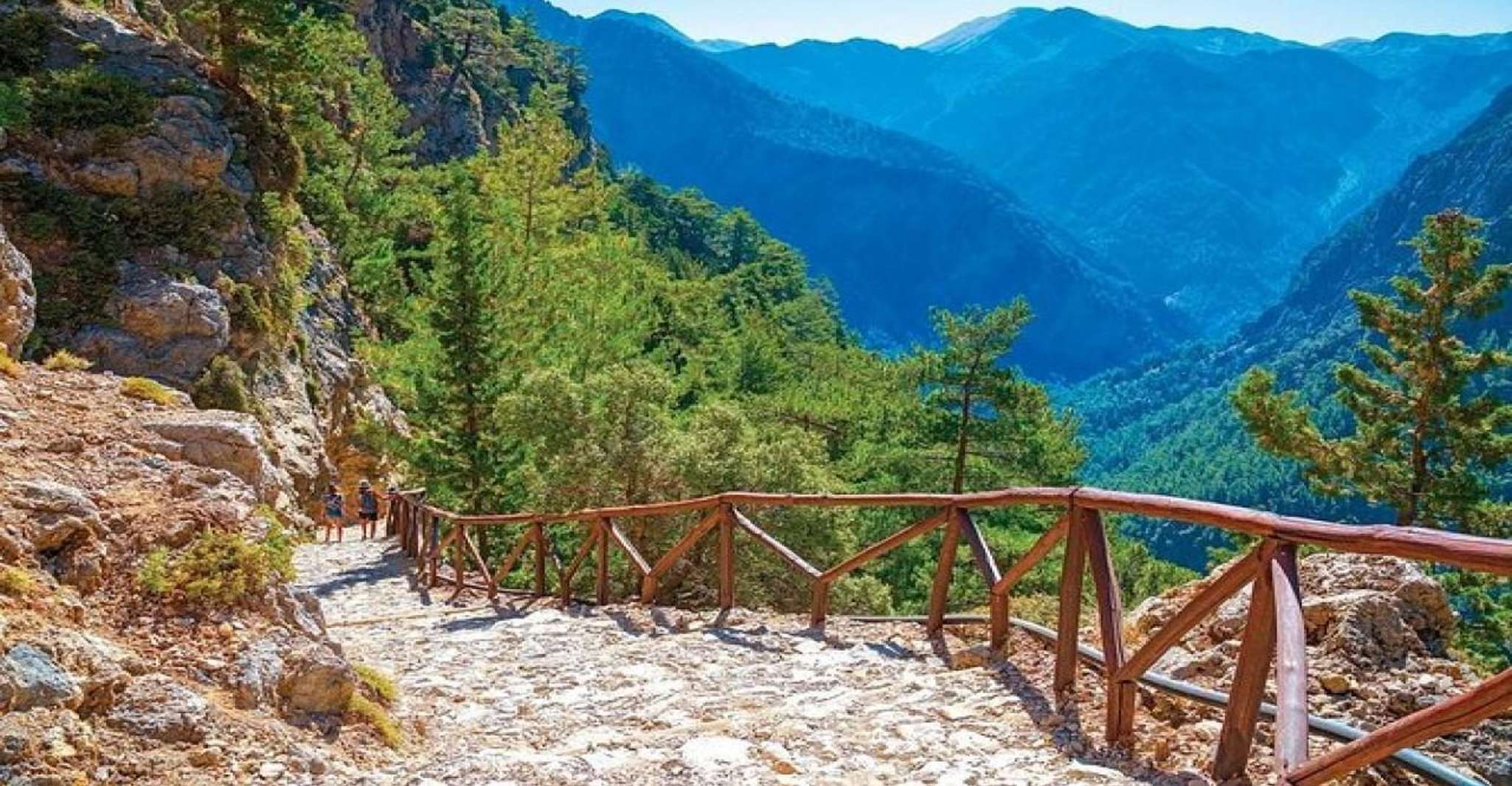 Von Chania/Rethymno, Samariá Schlucht geführt Wanderung mit Pickup - Hizvo