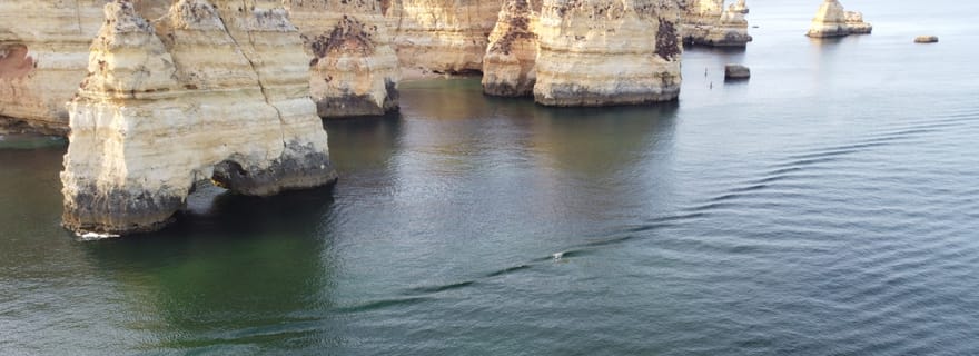 Depuis Portimão : Excursion en bateau privé à Benagil et Marinha