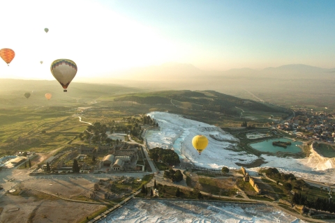 Z Antalyi: jednodniowa wycieczka do Pamukkale z opcjonalnym lotem balonem(Copy of) Z Antalyi: wycieczka balonem na ogrzane powietrze do Pamukkale