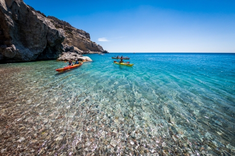 Wschodnie wybrzeże Rodos Sea Kayaking i Snorkeling ActivityKajakarstwo morskie i nurkowanie z akwalungiem bez odbioru hotelowego