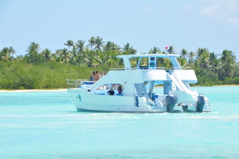 Punta Cana: Catamaran Boat to Saona Island with Buffet Lunch Transportation from Bavaro, Punta cana, Bayahibe, La Romana.