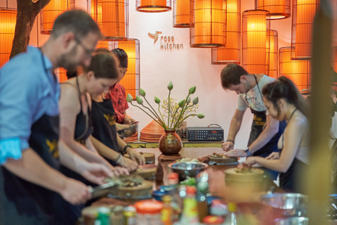 Hanoi: clase de cocina en una villa local con recorrido por el mercado