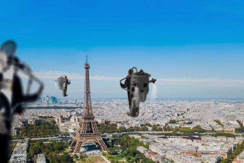 Przelot nad Paryżem i światem w wirtualnej rzeczywistości