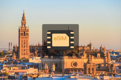 Espanja: Europe eSim Mobile Data Plan