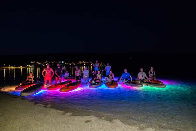 Novalja Excursión Nocturna Guiada en Standup Paddleboard Brillante