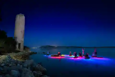 Novalja: Glowing Standup Paddleboard Guidet nat tur
