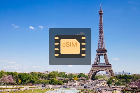 フランス：ヨーロッパeSimモバイルデータプラン