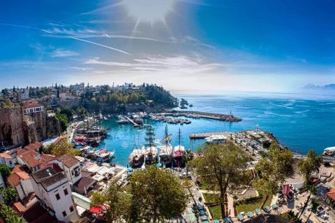 Antalya: Old City, Duden Waterfalls & Cable Car Tour w/Lunch