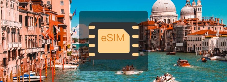 Italy: Europe eSim Mobile Roaming Data Plan