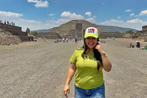 From Mexico City: Guadalupe Shrine and Teotihuacan Pyramids
