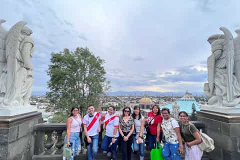From Mexico City: Guadalupe Shrine and Teotihuacan Pyramids