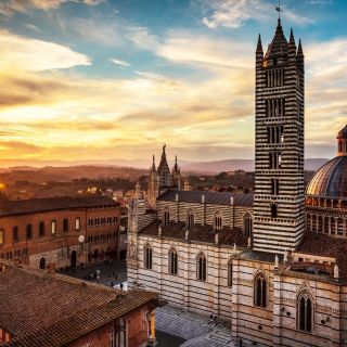 Siena: 10+ City Sightseeing Highlights Tour guidato telefonico