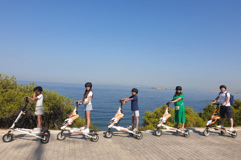 Excursion à vélo sur la Riviera Trikke d'Athènes et au lac VouliagmeniExcursion à vélo sur la Riviera d'Athènes et lac Vouliagmeni