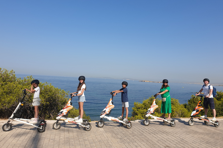 Excursion à vélo sur la Riviera Trikke d'Athènes et au lac VouliagmeniExcursion à vélo sur la Riviera d'Athènes et lac Vouliagmeni