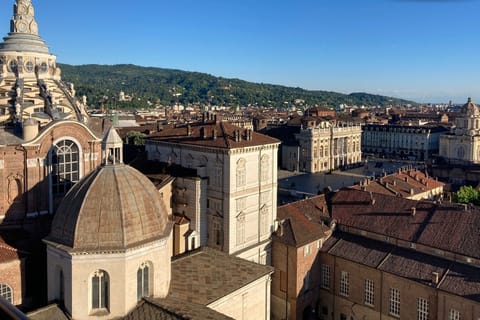Turin: Cathedral Bell Tower Entry with Sunset Aperitivo