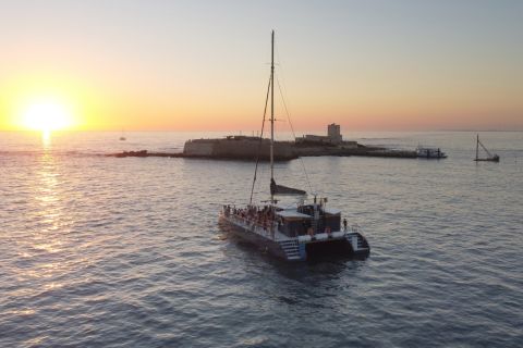 Sancti Petri: crociera in catamarano al tramonto di 1 ora