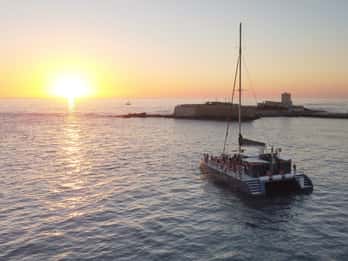 Sancti Petri : Croisière en catamaran au coucher du soleil