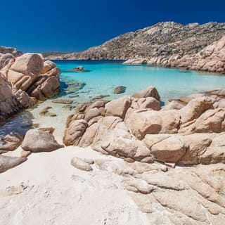 From Palau: Caprera Island and La Maddalena Speedboat Tour