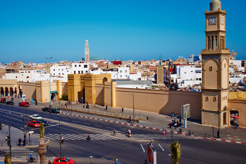 Casablanca: Layover Sightseeing Tour with Airport Transfer Layover including the Moroccan Hammam and traditional Dinner