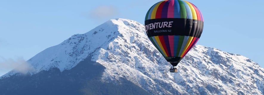 Da Methven: volo in mongolfiera vicino a Christchurch