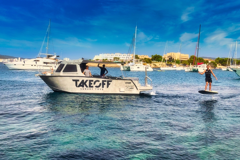 Ibiza: expérience eFoil ou JetSurf depuis un bateau