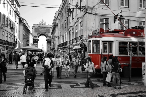 Stadstour door Lissabon met winkelenOphalen van Olhos d'Água