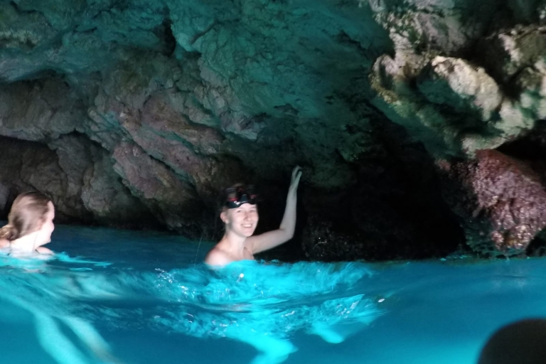 Dubrovnik: excursion en bateau dans la grotte bleue et la plage de Sunj avec boissons