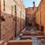 Marrakech: biglietto d'ingresso al Palazzo El Badi e cartolina souvenir