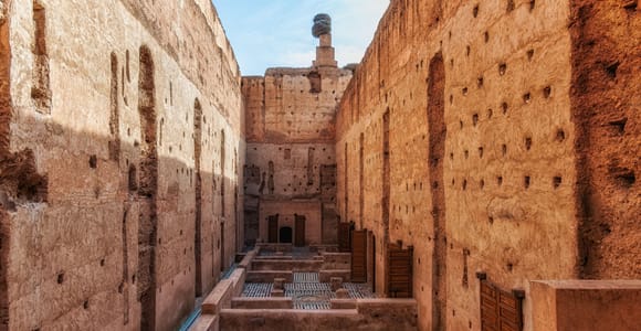 Marrakech : billet d&#39;entrée au palais El Badi et carte postale souvenir