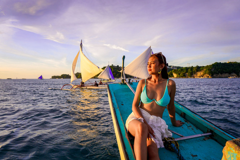 Boracay: cruise bij zonsondergang met wateractiviteiten