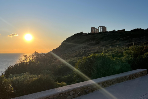 Athens: Poseidon Temple Sunset Tour with a Beach Stop