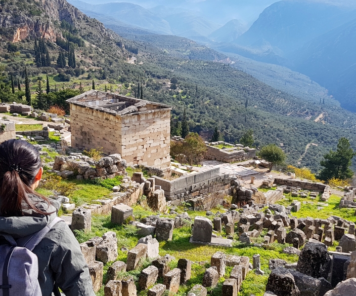 Delphi: archeologische vindplaats & museumtoegangskaart & audio