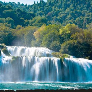 Split: Krka Waterfalls Tour with Olive Oil and Food Tasting