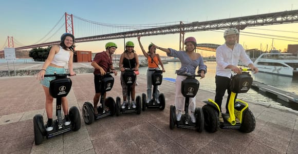 Lissabon: Geführte Segway-Tour am Flussufer