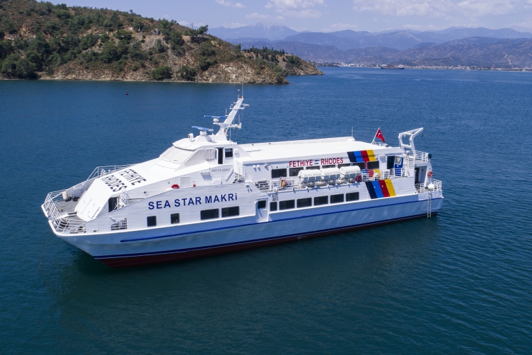 Van Fethiye: Ferry overtocht naar RhodosDezelfde dag retourtransfer per veerboot naar Rhodos