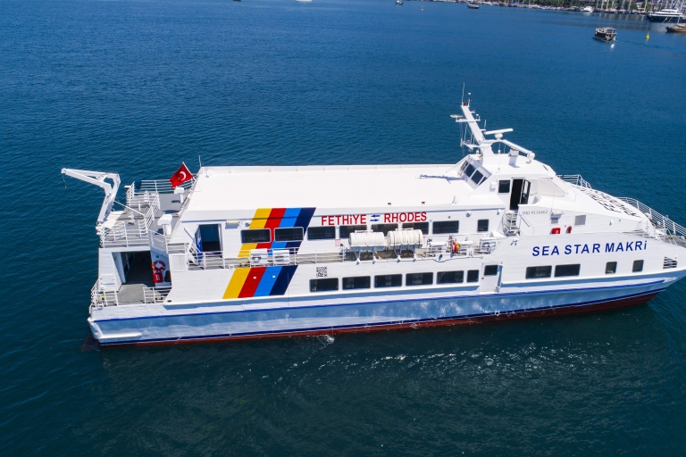 Depuis Fethiye : Transfert en ferry vers RhodesTransfert aller simple en ferry vers Rhodes