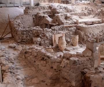 Santorini: Biglietto per Akrotiri con audioguida opzionale