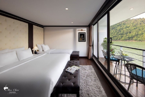 Halong Bay & Lan Ha Bay 5-sterrencruise: 3 dagen vanuit Hanoi3D2N Oceaan Suite Balkonkamer