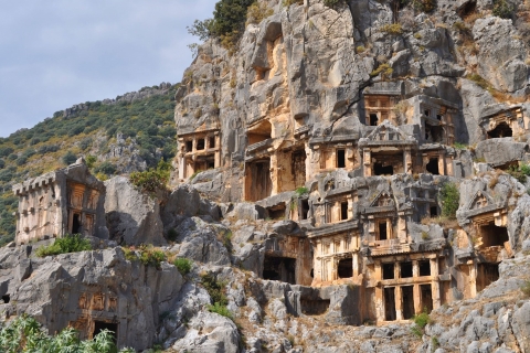 Antalya/Kemer: Kekova Versunkene Stadt, Demre & Lykien TagestourHotelabholung von Antalya Zentrum, Lara, Kundu und Belek