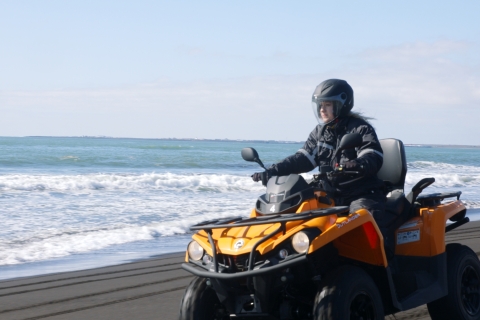 Reykjavík: Black Sand Beach 2-uur durende ATV-avontuurDubbele rit - ATV Adventure