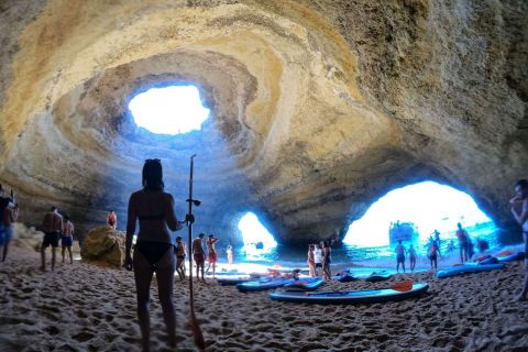 From Benagil: Sea Caves Standup Paddleboard Rental