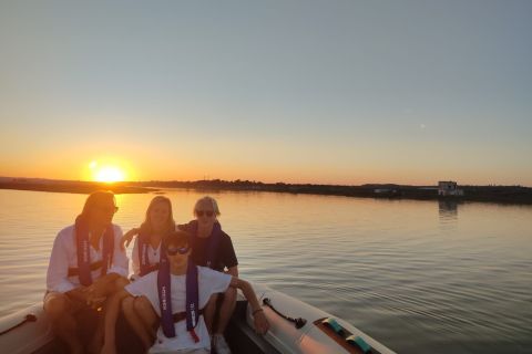 Huelva: tour al tramonto della Costa de la Luz in motoscafo