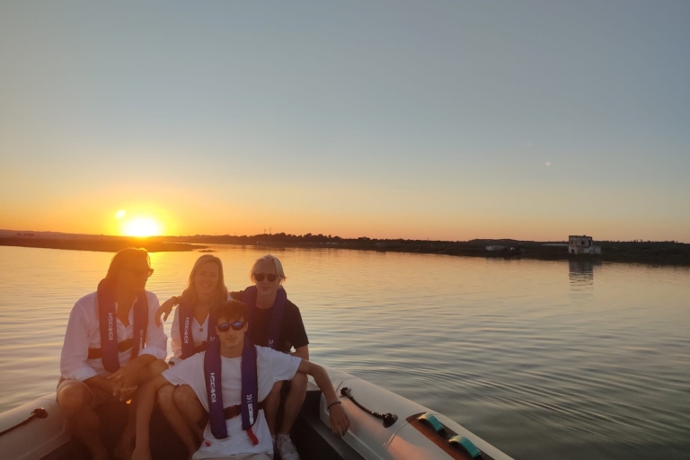 Huelva: excursion au coucher du soleil sur la Costa de la Luz en hors-bord