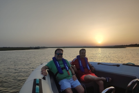 Huelva: Costa de la Luz Sunset Tour in Speedboat