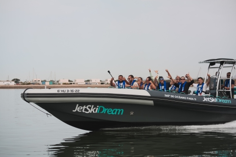 Huelva: Costa de la Luz zonsondergangtour in speedboot