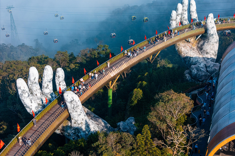 Da Nang : Golden Bridge Sunset & Ba Na Peak Tour with Dinner PRIVATE TOUR : Golden Bridge Sunset & Ba Na Peak