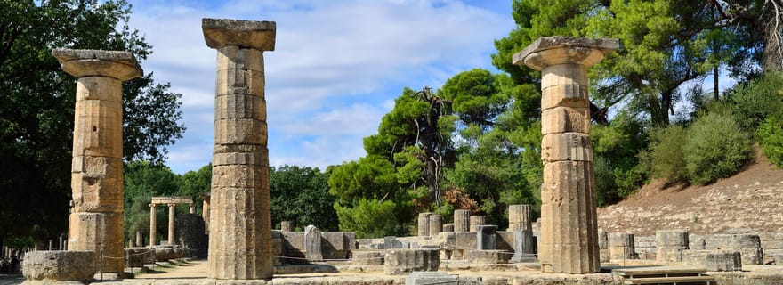 Olympie antique : billet d'entrée pour le site archéologique et le musée