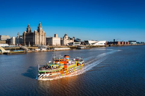Liverpool: crucero por el río y tour en autobús turístico