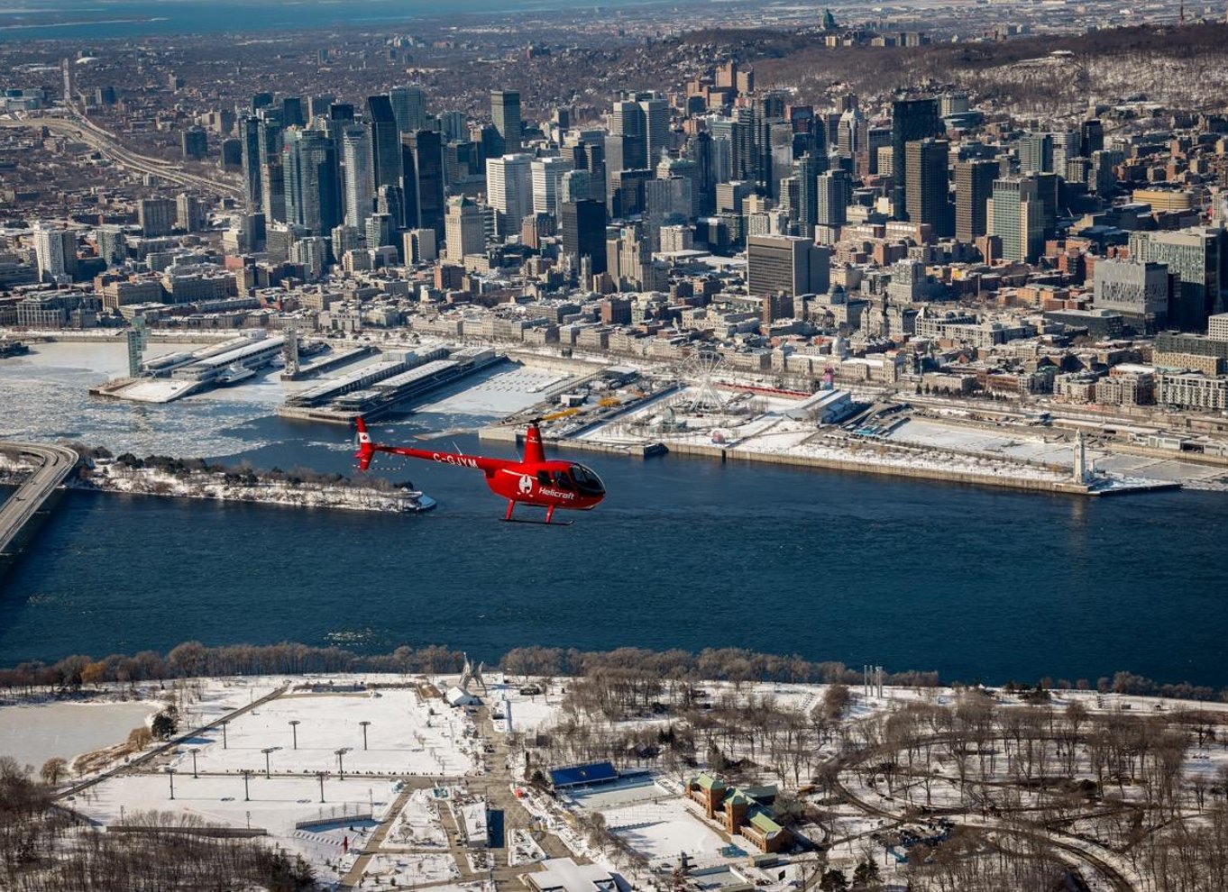 Montreal: Guidet tur i helikopter