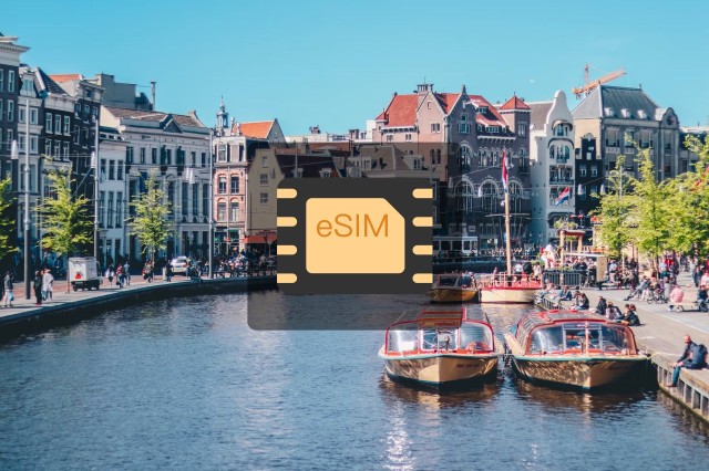 Nederland: Europa eSim mobiel data-abonnement